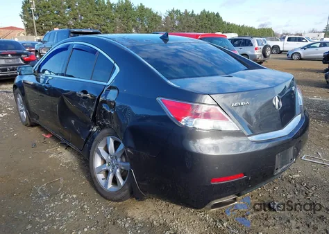 2012 Acura Tl 3.5 из США, поврежденный, VIN 19UUA8F22CA015900